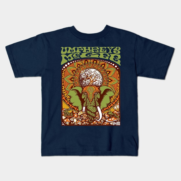 Umphreys elephant Kids T-Shirt by MellowDoll